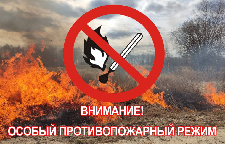 С сегодняшнего дня вводится особый противопожарный режим на всей территории региона. С сегодняшнего дня вводится особый противопожарный режим на всей территории региона.